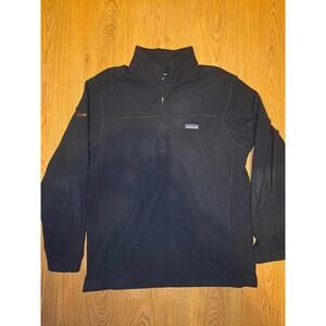 Patagonia Pullover Fleece Jacket Mens Large Black Sweater